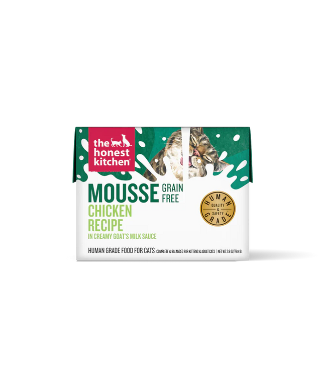 The Honest Kitchen Grain Free Chicken Mousse in Goat's Milk Cat Wet Food - 2.8oz/79.4g