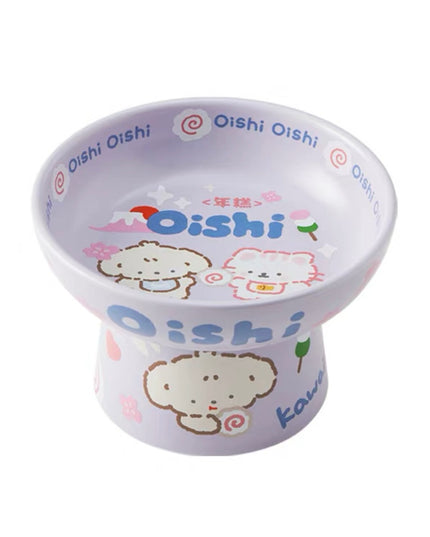 NIAN'GAO Sweet Baby Ceramic Pet Bowl