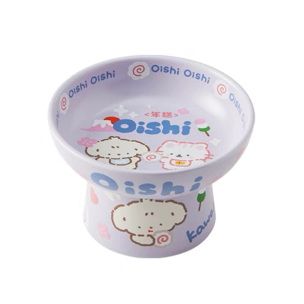 NIAN'GAO Sweet Baby Ceramic Pet Bowl