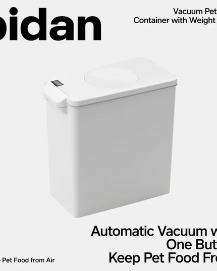 Pidan Vacuum Pet Food Container with Weight Scale