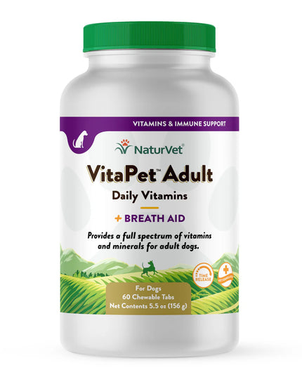NaturVet VitaPet™ Adult Daily Vitamins Chewable Tablets - 3 Size