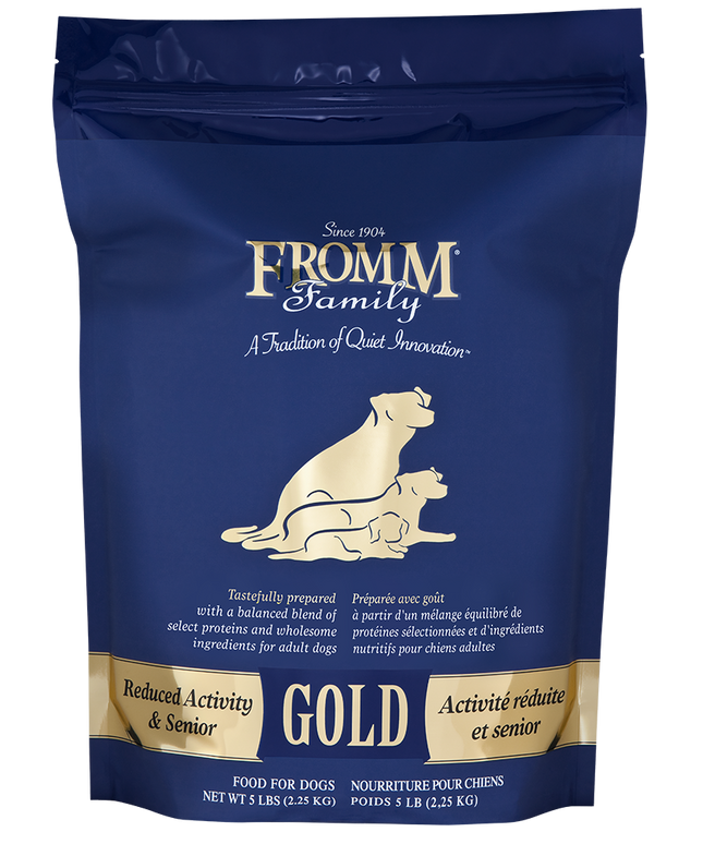 Fromm Gold Reduced Activity & Senior For Dogs - 2 Sizes