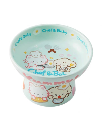 NIAN'GAO Sweet Baby Ceramic Pet Bowl