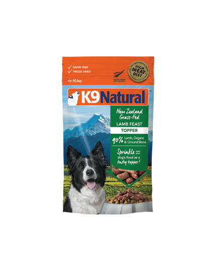 K9 Natural Lamb Feast Freeze-Dried Dog Food - 4 Sizes