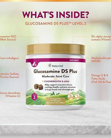 NaturVet Glucosamine DS Plus™ Soft Chews