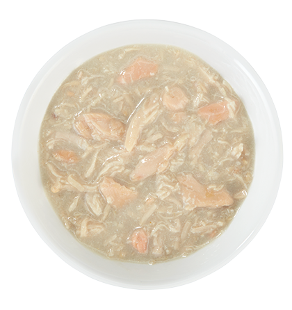 Tiki Dog™ MEATY Chicken with Salmon Recipe in Broth