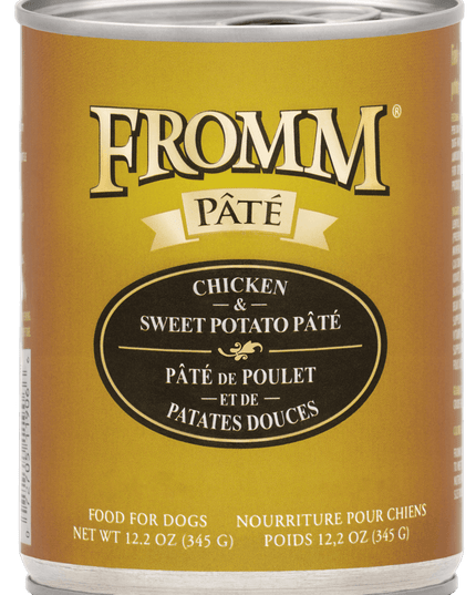 Fromm Chicken & Sweet Potato PÂTÉ Dog Canned Food - 345g/12.2oz