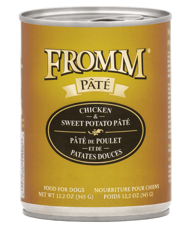 Fromm Chicken & Sweet Potato PÂTÉ Dog Canned Food - 345g/12.2oz