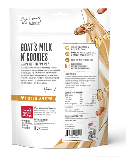 The Honest Kitchen Goat’s Milk N’Cookies for Dogs - 3 Flavours