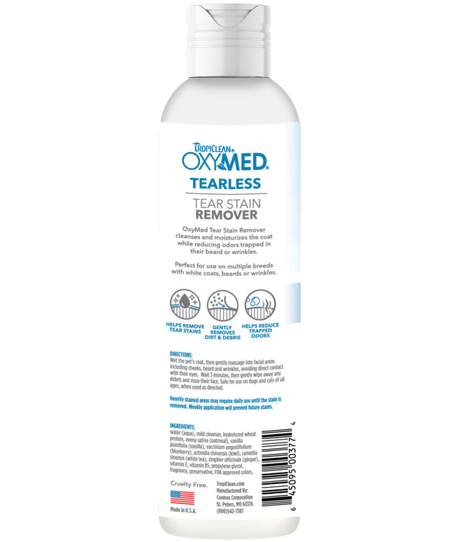 TropiClean TEAR STAIN REMOVER FOR PETS - 236ml/8oz