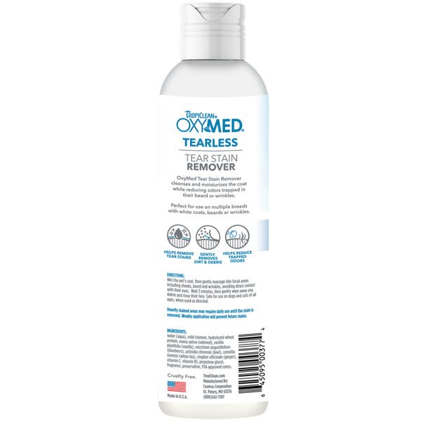 TEAR STAIN REMOVER FOR PETS 8oz bottle