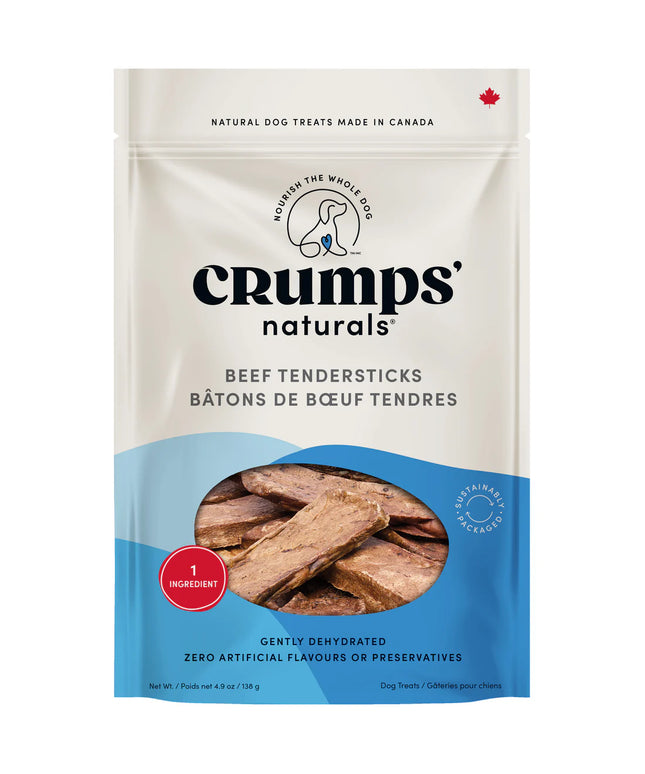 Crumps' Naturals Beef Tendersticks Dog Treats - 3 Sizes