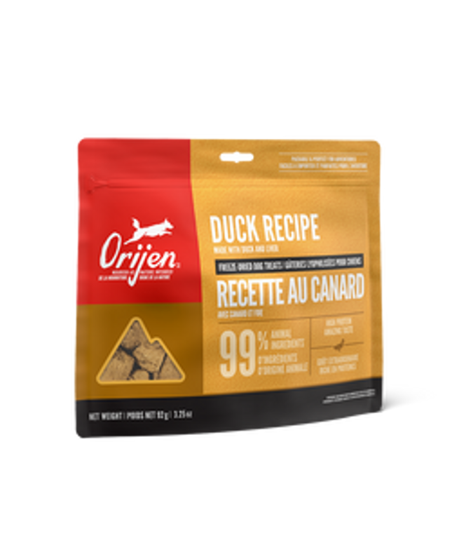 Orijen Freeze-dried Dog Treats Free- Duck Recipe - 92g