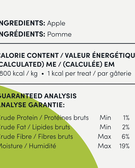Crumps' Naturals Apple Bites Dog Treats - 120g/4.2oz