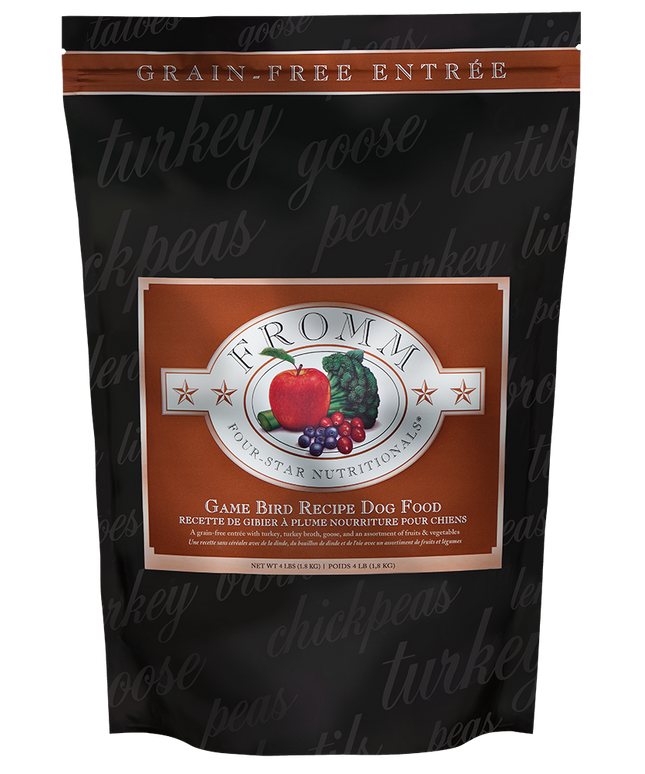 Fromm Four-Star Game Bird Recipe Food for Dogs