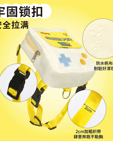 PurLab Game Console Pet Backpack