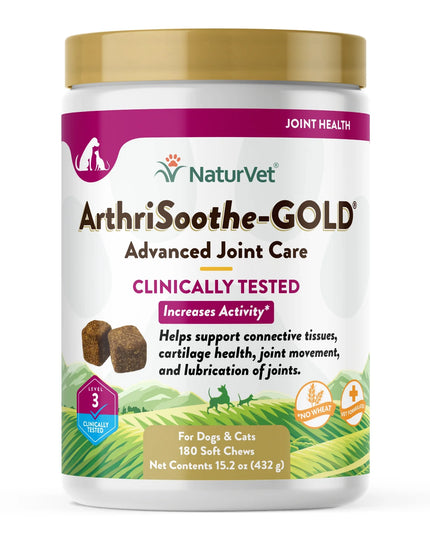 NaturVet ArthriSoothe-GOLD® Advanced Care Soft Chews - 2 Size