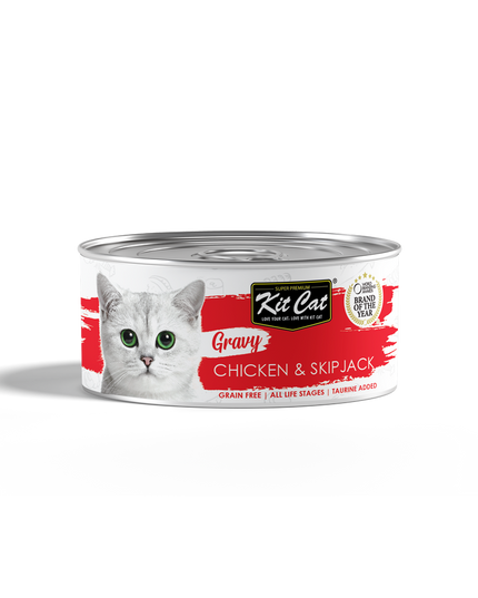 KitCat Gravy Canned Food for Cat - 70g (8 Flavours)