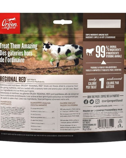 Orijen Regional Red Freeze-dried Cat Treats - 35g