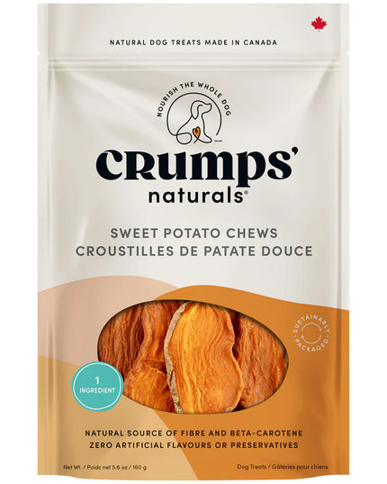 Crumps' Naturals Sweet Potato Chews Dog Treats