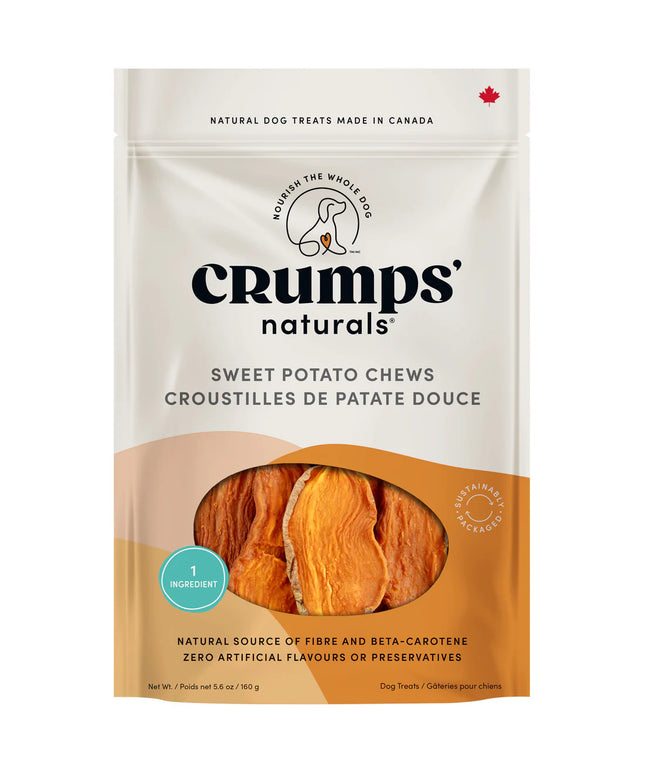 Crumps' Naturals Sweet Potato Chews Dog Treats