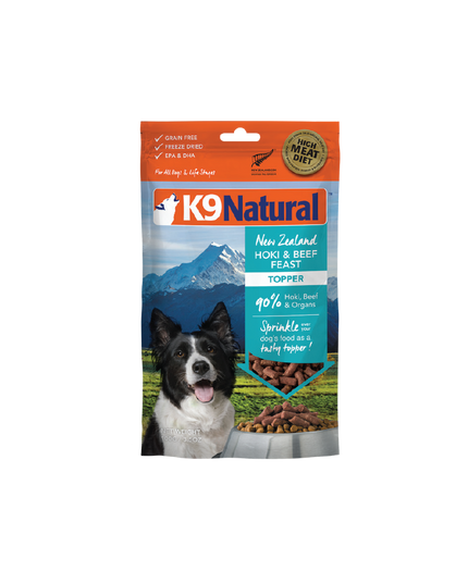 K9 Natural Hoki & Beef Feast Freeze-Dried Dog Food - 4 Sizes