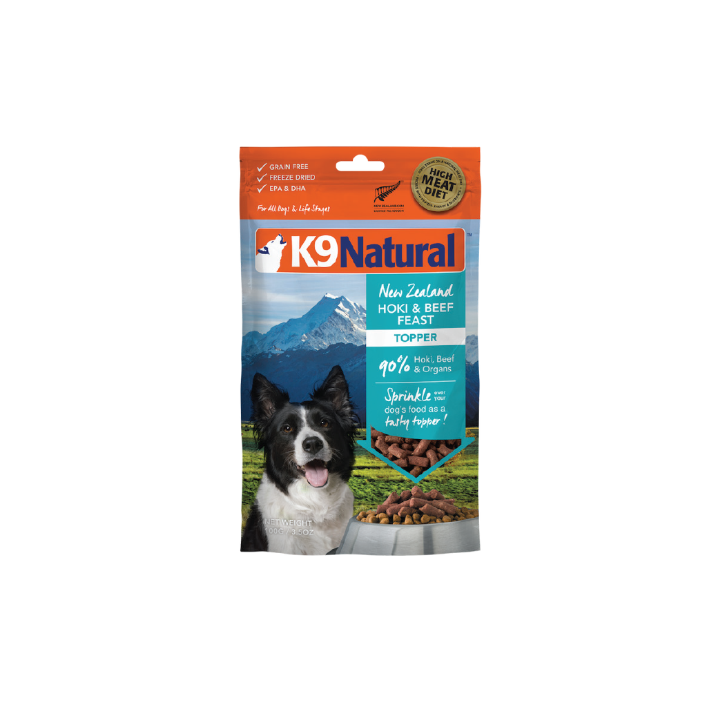 K9 Natural Hoki & Beef Feast Freeze-Dried Dog Food