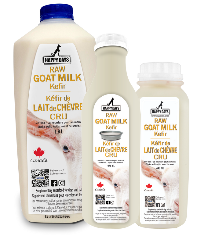 Happy Days Raw Goat Milk Kefir - 2 Size