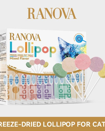 RANOVA Freeze-dried Chicken Lollipop with Paper Stick (5 Flavour)