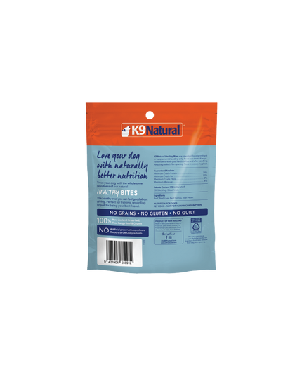 K9 Natural Beef & Organs Bites Dog Treats - 50g