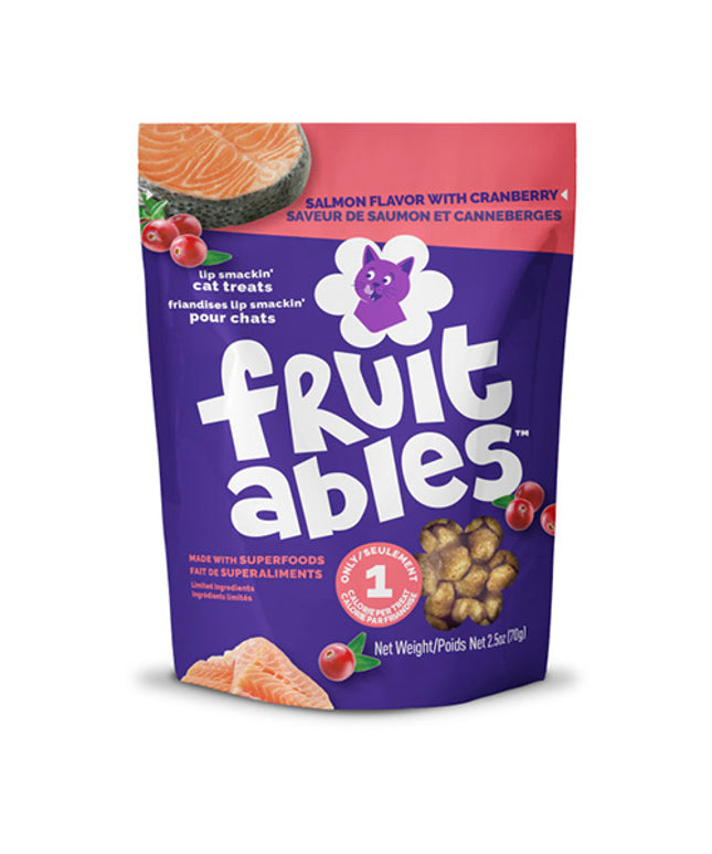 Fruitables® Salmon Flavor with Cranberry Cat Treat 2.5 oz