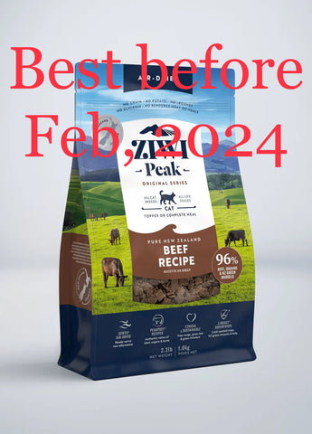 ZIWI Peak Air Dried Cat Food Beef Recipe 400g/1kg