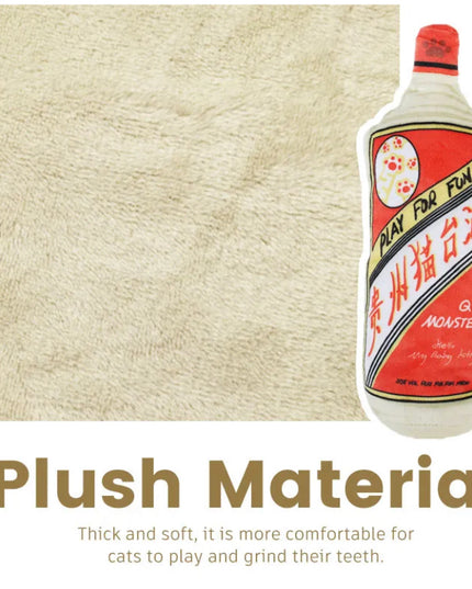 Q-monster Wine Series Plush Cat Toy