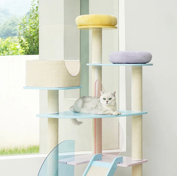 ZEZE acrylic cat tree