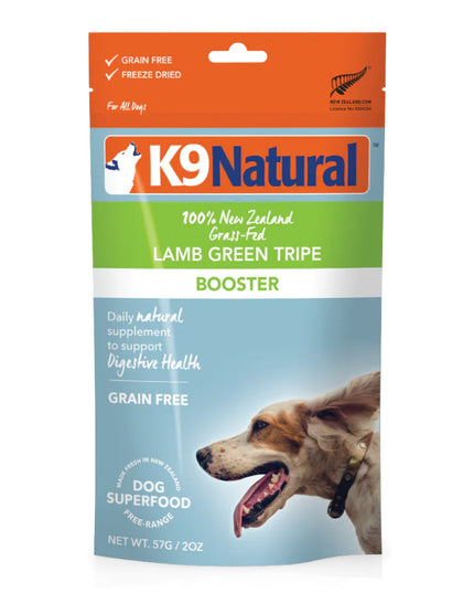K9 Natural New Lamb Green Tripe Booster Dog Treats - 2 Size