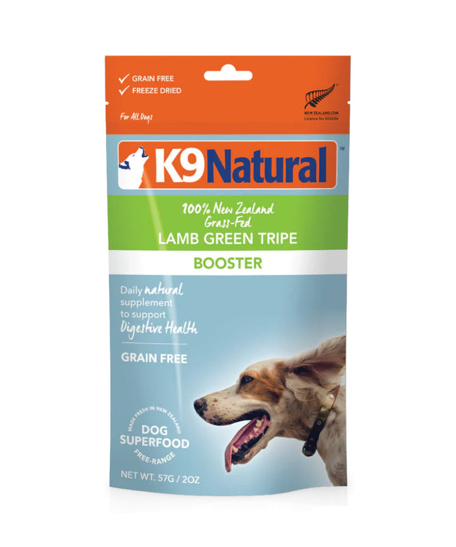 K9 Natural New Lamb Green Tripe Booster Dog Treats - 2 Size