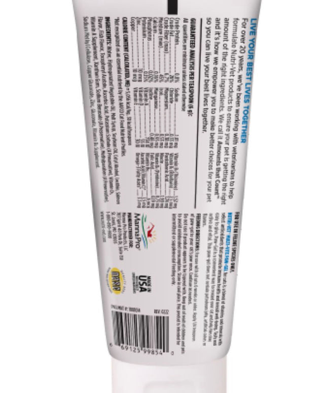 Nutri-Vet Multi-Vitamin Paw-Gel for Cats - 3oz