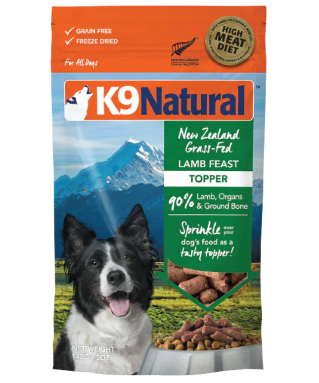 K9 Natural Lamb Feast Topper for Dogs - 142g