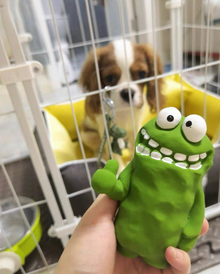 Q-monster Alien Family Series Latex Dog Toy