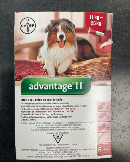 Bayer Advantage® II for dogs （6 pack）