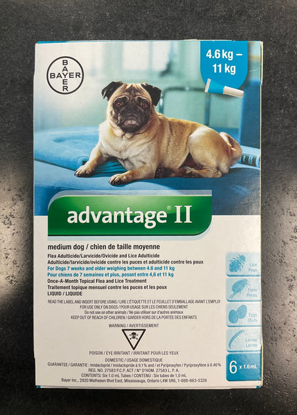 Bayer Advantage® II for dogs （6 pack）