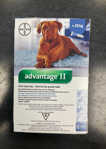 Bayer Advantage® II for dogs （6 pack）