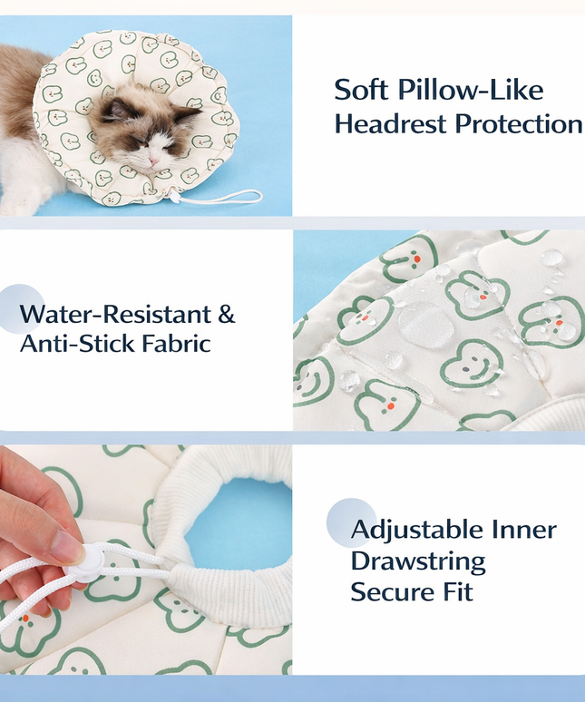 Pillow Elizabethan Collar for Cats
