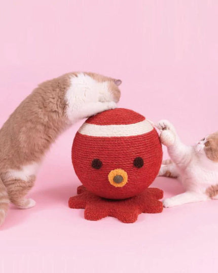PurLab Takoyaki Cat Scratch Ball