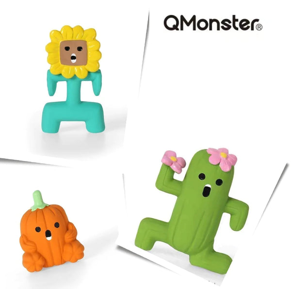 Q-Monster — Latex Dog Toy Sounding and Chewing - Kung-Fu Series Pet Boredom Buster