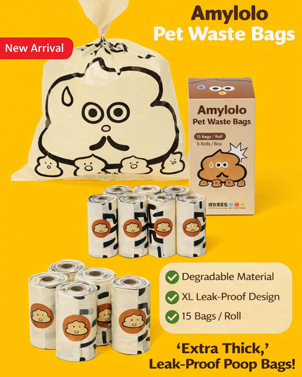PurLab AMITUOTUO PET Poop Bags