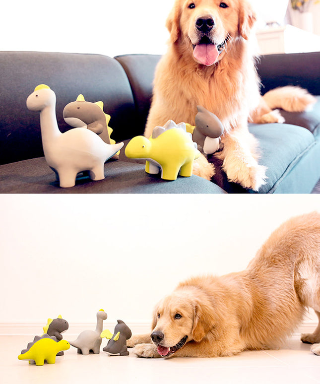 Q-monster Dinosaurs Series Latex Dog Toy