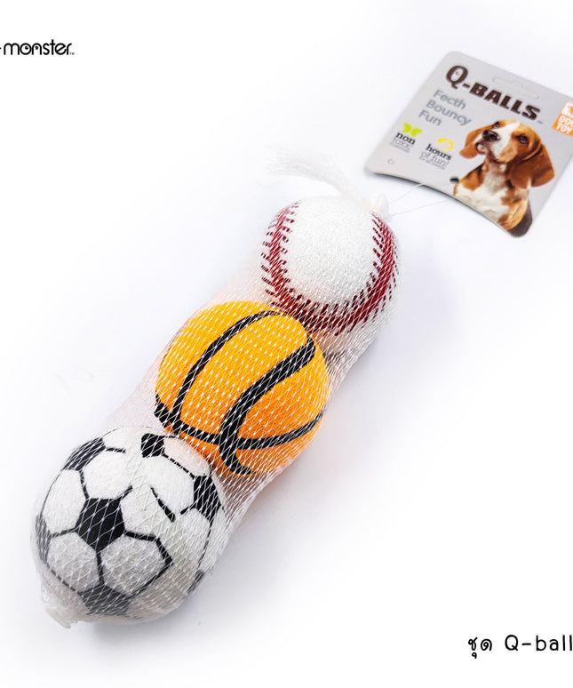 Q-monster Q-balls Dog Toys