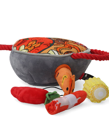 Q-monster Hide and Seek Series Plush Squeaky Dog Toys