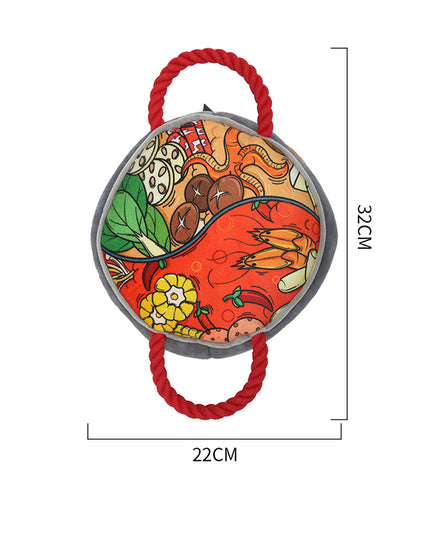 Q-monster Hide and Seek Series Plush Squeaky Dog Toys